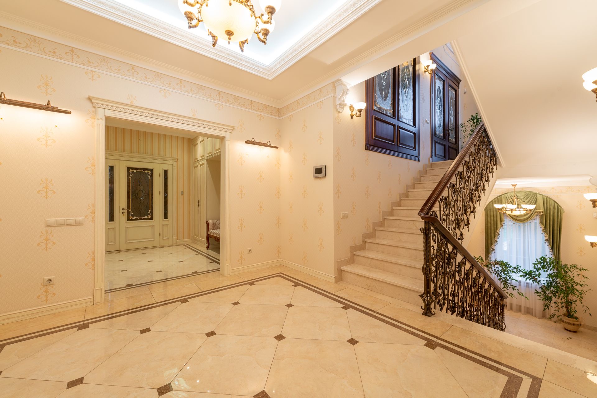 Grand stair hall